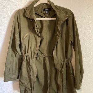 Olive green coat